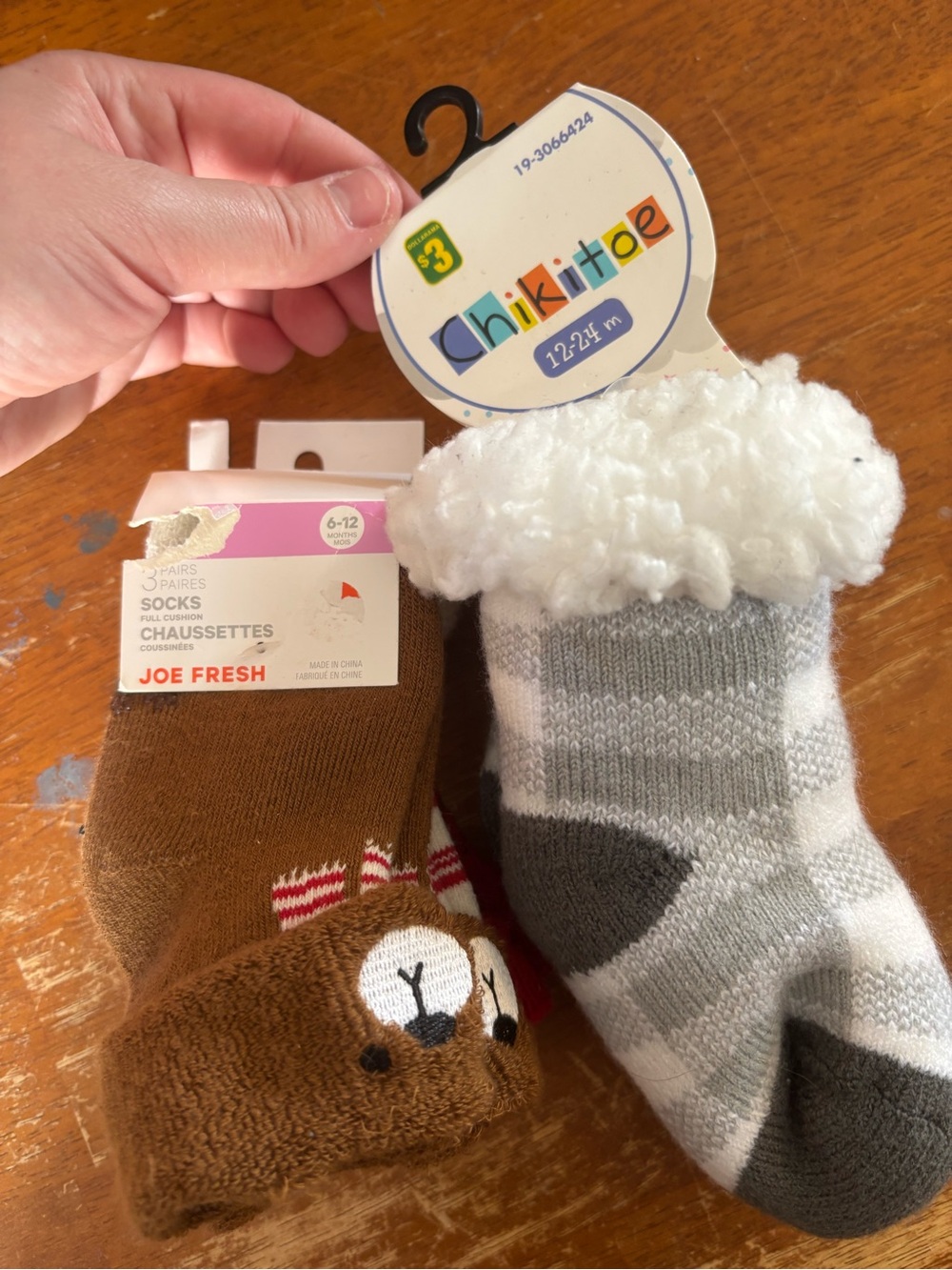 Brand new 6/12 and 12/18 month socks